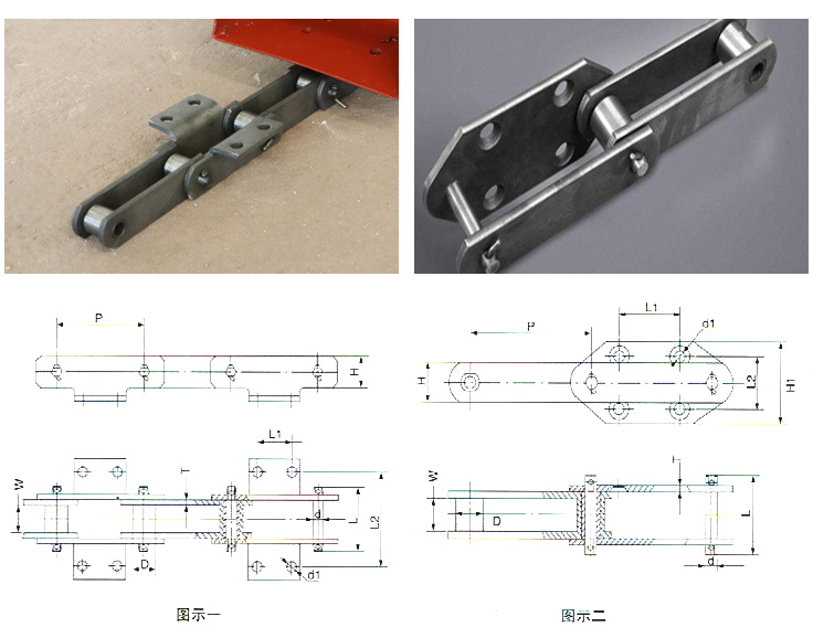 板鏈斗式提升機鏈條規格