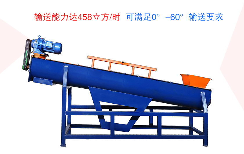 斜式螺旋送料機優勢